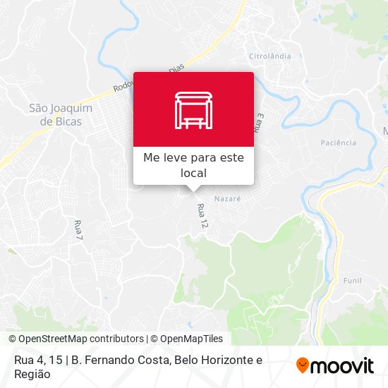 Rua 4, 15 | B. Fernando Costa mapa
