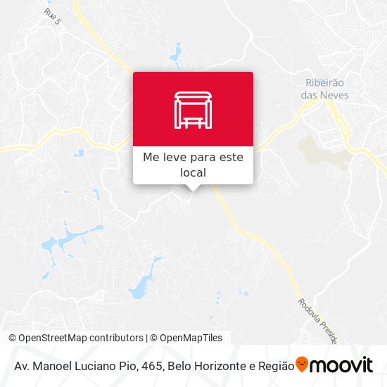 Av. Manoel Luciano Pio, 465 mapa