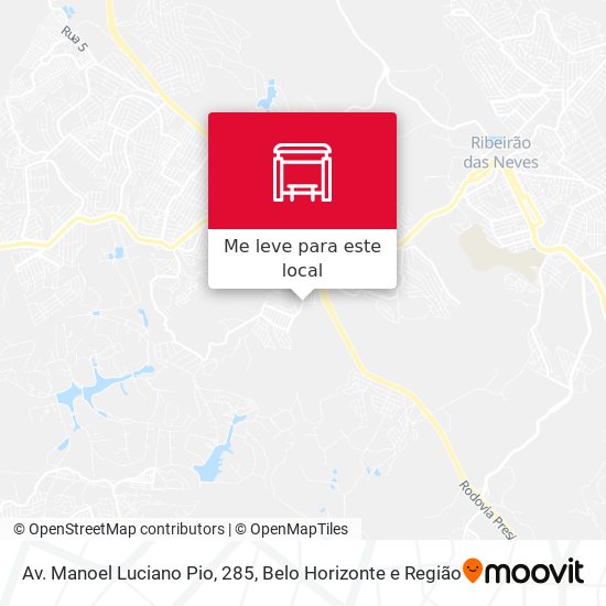 Av. Manoel Luciano Pio, 285 mapa