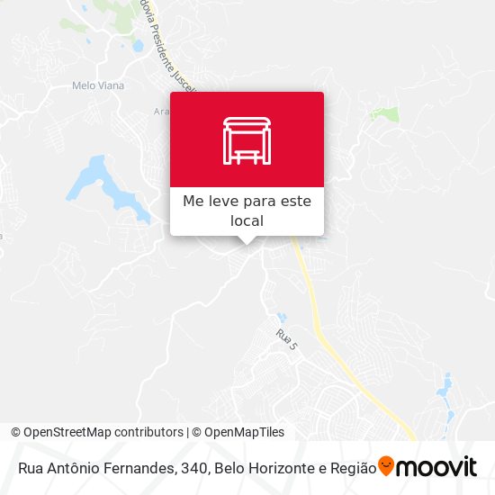 Rua Antônio Fernandes, 340 mapa