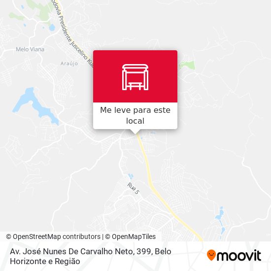 Av. José Nunes De Carvalho Neto, 399 mapa