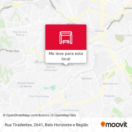 Rua Tiradentes, 2641 mapa