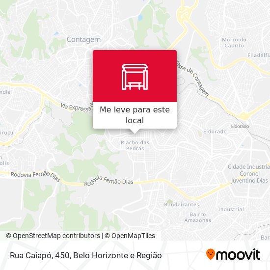 Rua Caiapó, 450 mapa