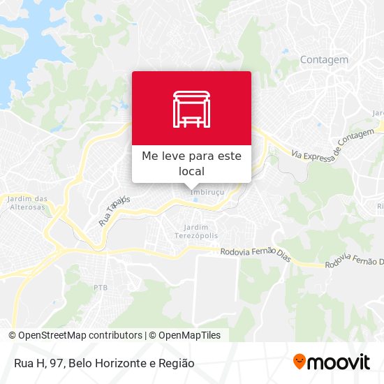 Rua H, 97 mapa