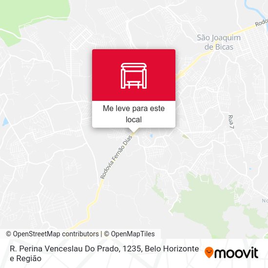 R. Perina Venceslau Do Prado, 1235 mapa