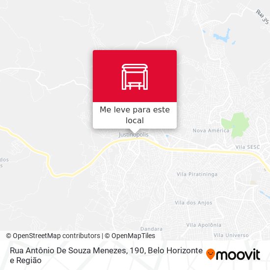 Rua Antônio De Souza Menezes, 190 mapa