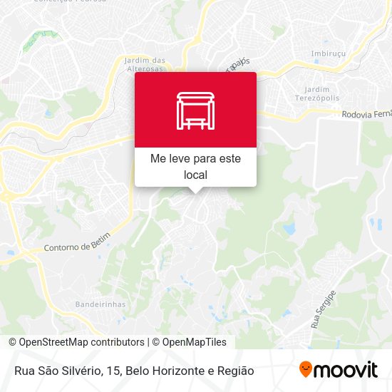 Rua São Silvério, 15 mapa