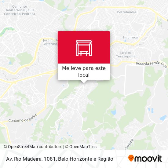 Av. Rio Madeira, 1081 mapa