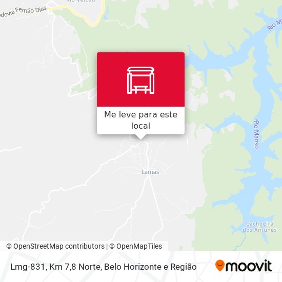 Lmg-831, Km 7,8 Norte mapa