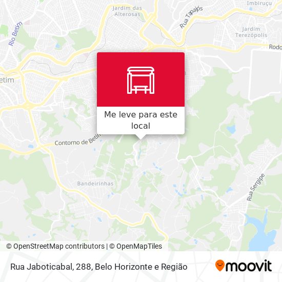 Rua Jaboticabal, 288 mapa
