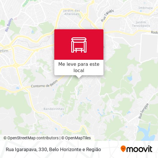Rua Igarapava, 330 mapa