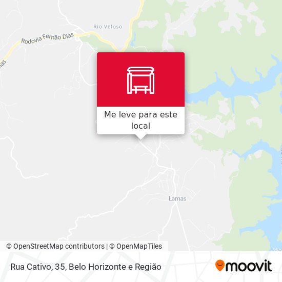 Rua Cativo, 35 mapa