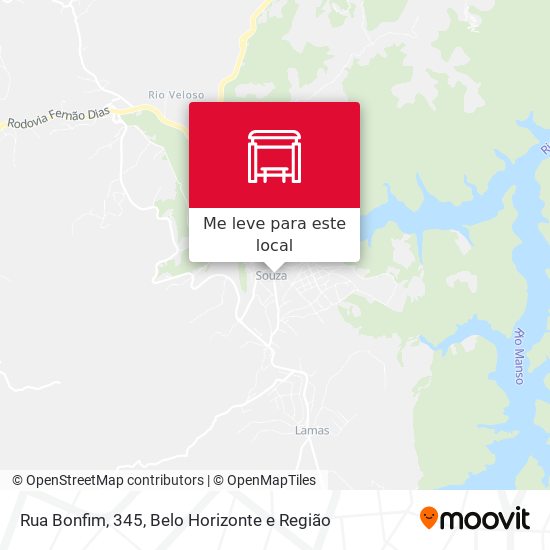 Rua Bonfim, 345 mapa