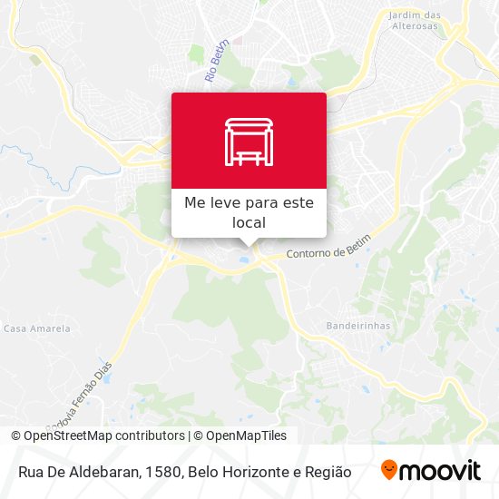 Rua De Aldebaran, 1580 mapa