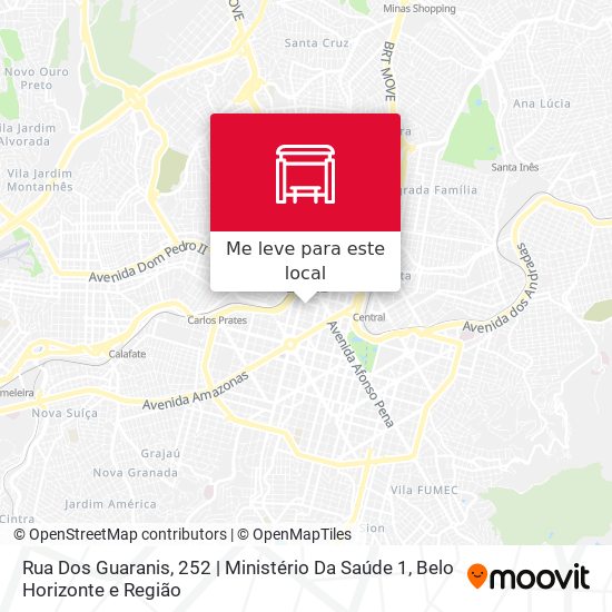 Rua Dos Guaranis, 252 | Ministério Da Saúde 1 mapa