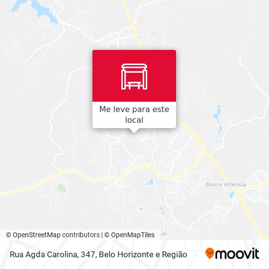 Rua Agda Carolina, 347 mapa