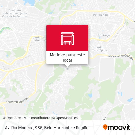Av. Rio Madeira, 985 mapa