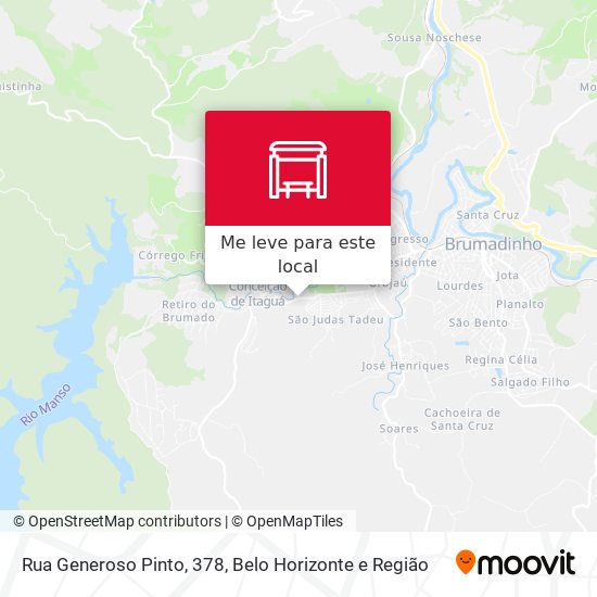 Rua Generoso Pinto, 378 mapa