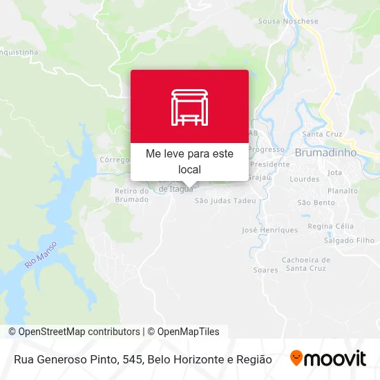 Rua Generoso Pinto, 545 mapa
