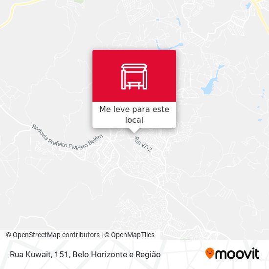 Rua Kuwait, 151 mapa