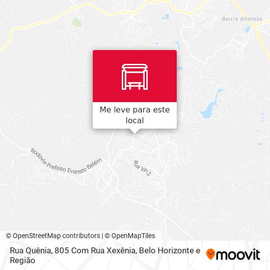 Rua Quênia, 805 Com Rua Xexênia mapa