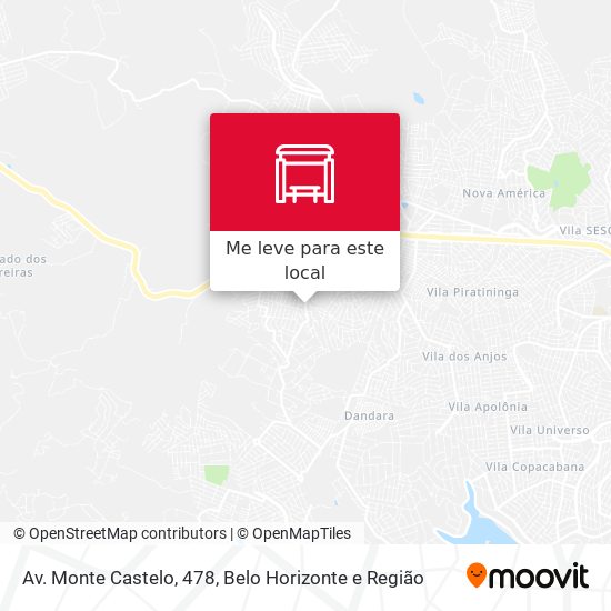 Av. Monte Castelo, 478 mapa