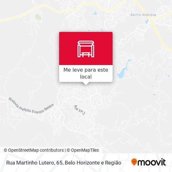 Rua Martinho Lutero, 65 mapa
