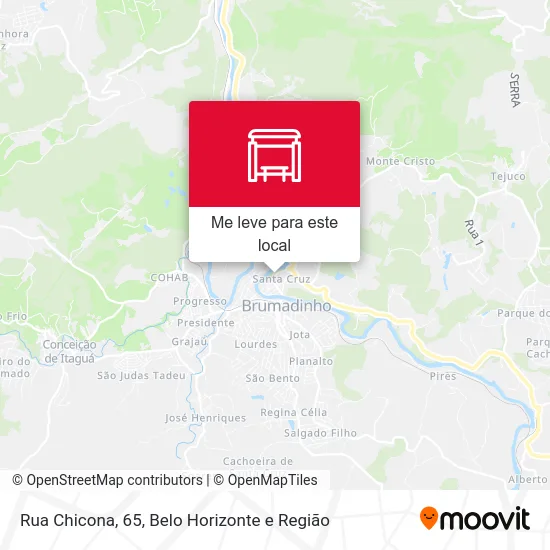 Rua Chicona, 65 mapa