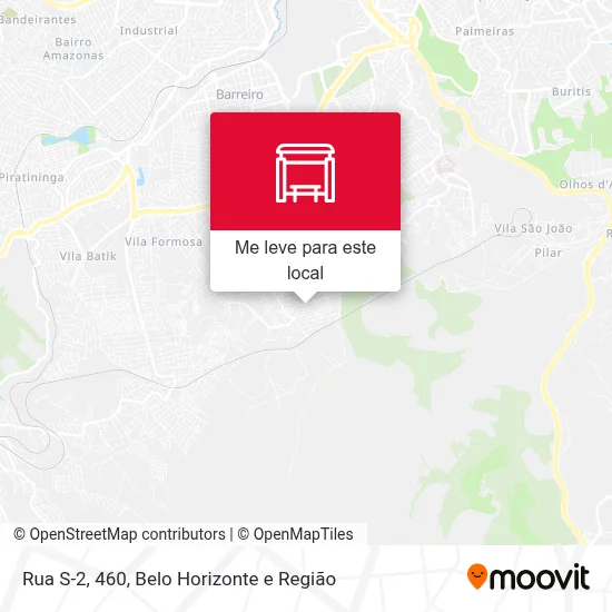 Rua S-2, 460 mapa