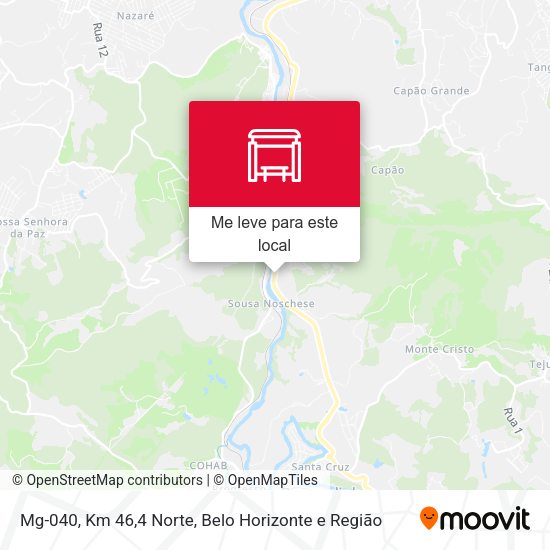Mg-040, Km 46,4 Norte mapa