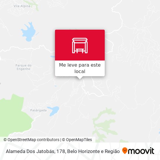Alameda Dos Jatobás, 178 mapa