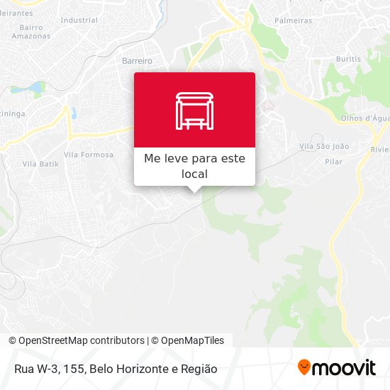 Rua W-3, 155 mapa