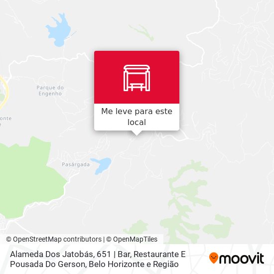 Alameda Dos Jatobás, 651 | Bar, Restaurante E Pousada Do Gerson mapa