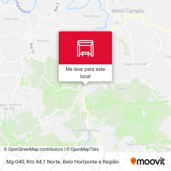 Mg-040, Km 44,1 Norte mapa