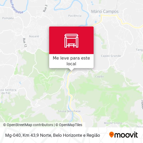Mg-040, Km 43,9 Norte mapa