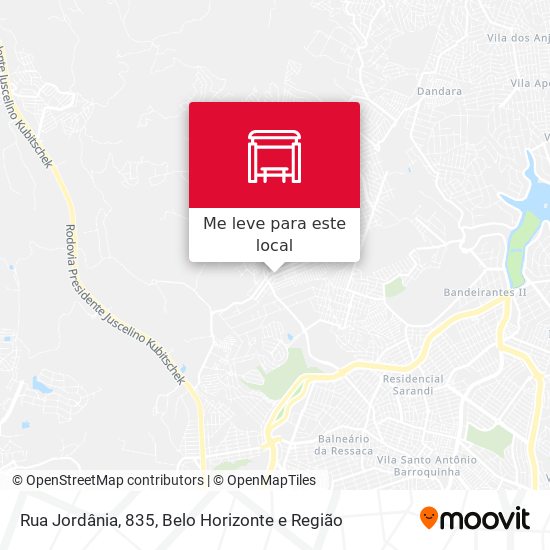 Rua Jordânia, 835 mapa