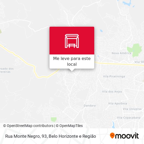 Rua Monte Negro, 93 mapa