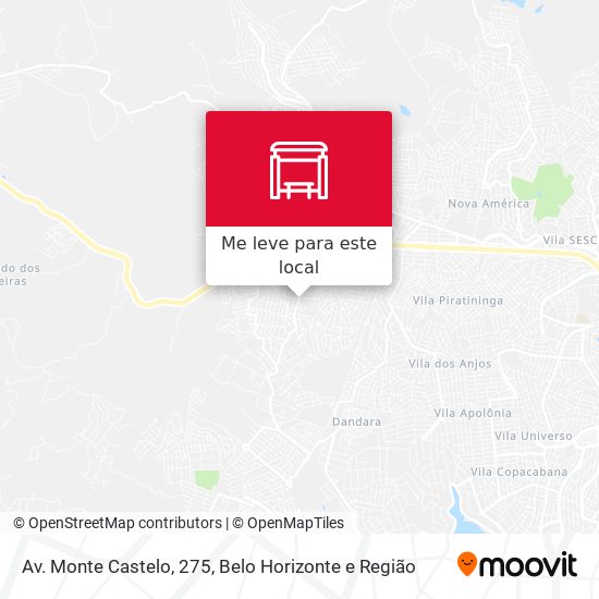 Av. Monte Castelo, 275 mapa