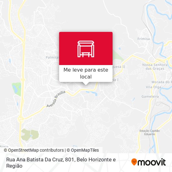 Rua Ana Batista Da Cruz, 801 mapa