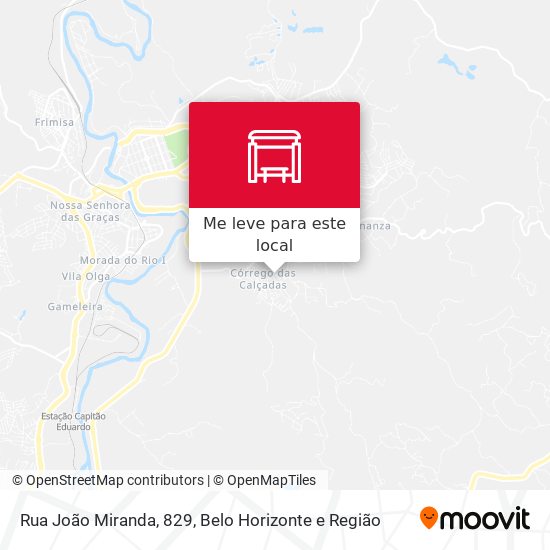 Rua João Miranda, 829 mapa