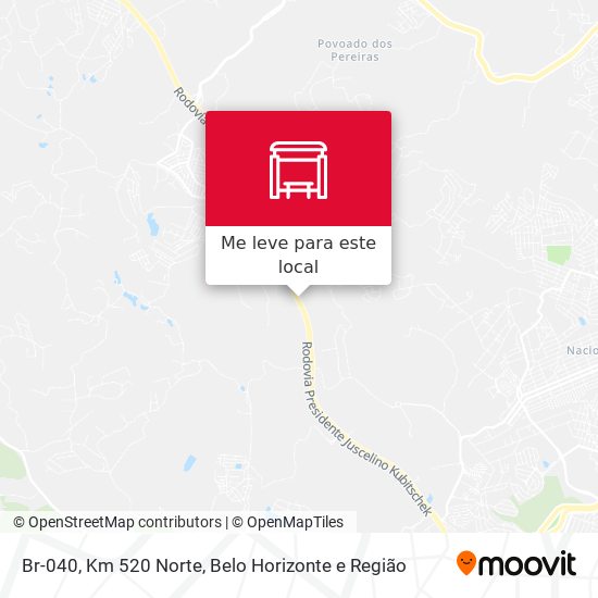 Br-040, Km 520 Norte mapa