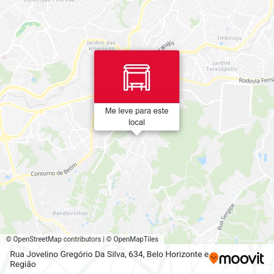 Rua Jovelino Gregório Da Silva, 634 mapa