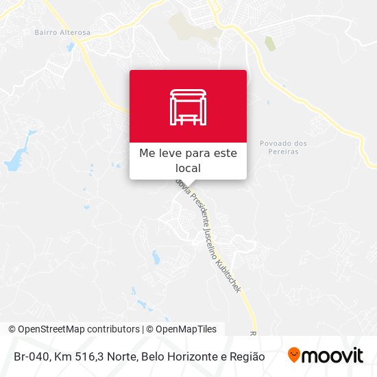 Br-040, Km 516,3 Norte mapa