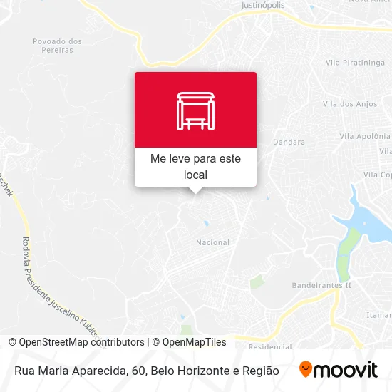Rua Maria Aparecida, 60 mapa