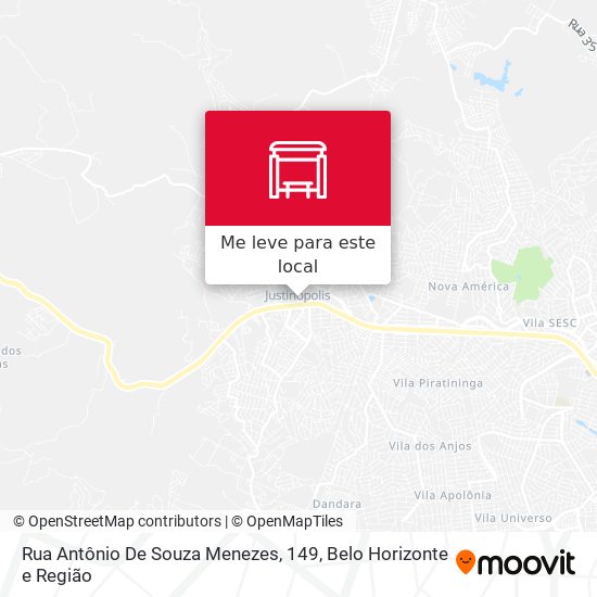 Rua Antônio De Souza Menezes, 149 mapa