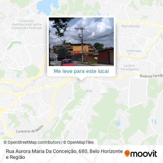 Rua Aurora Maria Da Conceição, 680 mapa