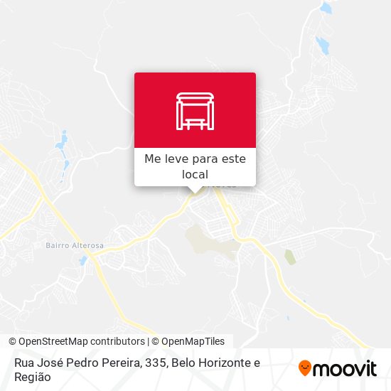 Rua José Pedro Pereira, 335 mapa