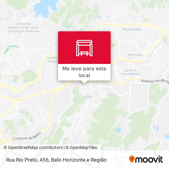 Rua Rio Preto, 456 mapa