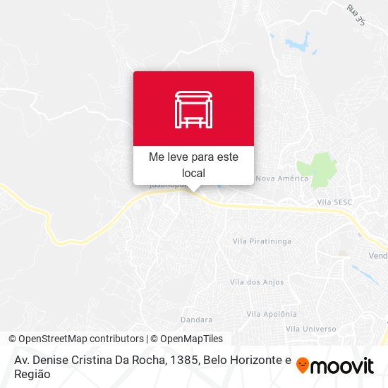 Av. Denise Cristina Da Rocha, 1385 mapa
