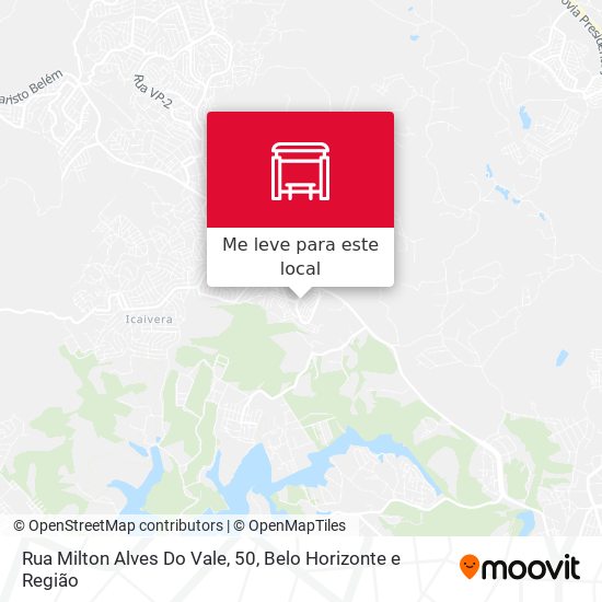 Rua Milton Alves Do Vale, 50 mapa